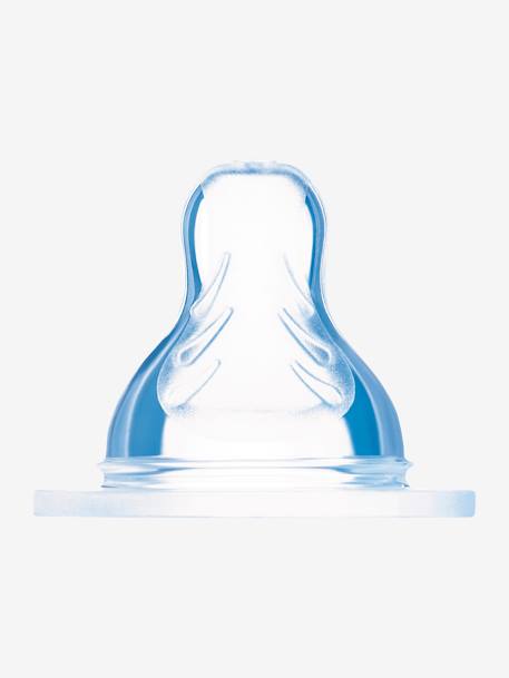 Lot de 2 tétines anatomiques , 4 débits au choix transparent 2 - vertbaudet enfant 