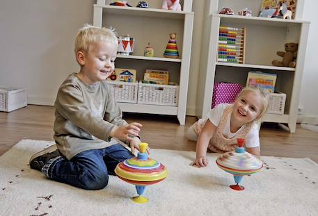 Toupie bourdonnante arc-en-ciel Multicolore 2 - vertbaudet enfant 