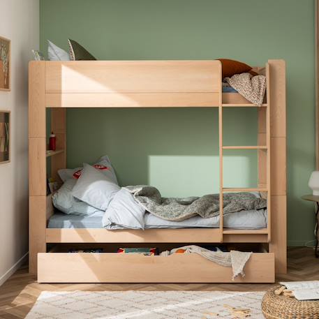 Tiroir de rangement bois massif hêtre naturel  arsène Bois naturel 3 - vertbaudet enfant 