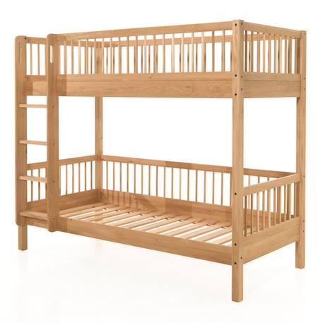Lit superposé en chêne massif  romane Bois naturel 5 - vertbaudet enfant 