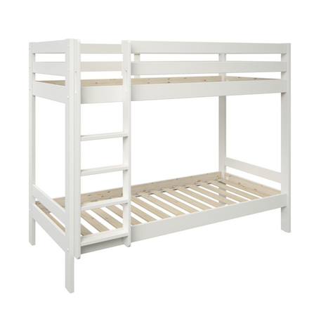 Lit superposé pin massif  basile Blanc+Gris 5 - vertbaudet enfant 