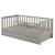 Petit lit enfant avec sommier en pin massif  suzon Blanc+Gris 12 - vertbaudet enfant 