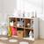 6 cases de rangement effet bois  tom & apolline Ardoise+Blanc 8 - vertbaudet enfant 