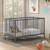 Lit bébé évolutif en hêtre massif  paola Blanc+Bois+Gris 13 - vertbaudet enfant 