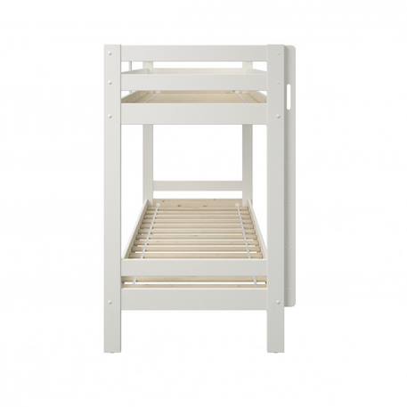 Lit superposé et lit gigogne pin massif   basile Blanc+Gris 5 - vertbaudet enfant 
