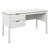 Bureau à deux tiroirs pin massif leopold Blanc 3 - vertbaudet enfant 