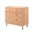 Commode 3 tiroirs en chêne massif  romane Bois naturel 4 - vertbaudet enfant 