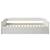 Lit avec lit gigogne et matelas pin massif  arthur Blanc 3 - vertbaudet enfant 