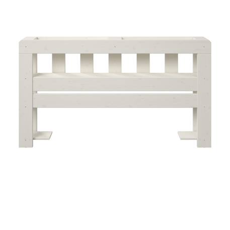 Lit palette avec tête de lit pin massif  siméon Blanc+Bois 6 - vertbaudet enfant 
