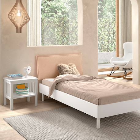 Table de chevet en hêtre massif aubane Blanc 3 - vertbaudet enfant 