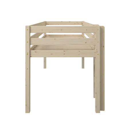Lit mi-hauteur pin massif naturel  isidore Blanc+Bois 10 - vertbaudet enfant 