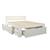 Lit multi-rangements pin massif  arthur Blanc 5 - vertbaudet enfant 