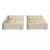 Paire de tiroirs pin massif basile Blanc 4 - vertbaudet enfant 