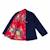Veste chinoise    réversible fleurie   kim Bleu marine bleu turquoise+Bleu marine rouge 10 - vertbaudet enfant 