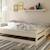 Lit sofa avec lits gigognes pin massif  ninon Blanc 4 - vertbaudet enfant 