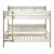 Lit superposé avec rangements pin massif  edouard Blanc+Bois 11 - vertbaudet enfant 