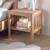 Table de chevet en chêne massif  romane Bois naturel 1 - vertbaudet enfant 