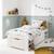 Lit multi-rangements pin massif  arthur Blanc 2 - vertbaudet enfant 