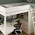 Lit mezzanine avec bureau et rangements pin massif  colette Blanc 3 - vertbaudet enfant 