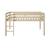 Lit mi-hauteur pin massif naturel  isidore Blanc+Bois 9 - vertbaudet enfant 