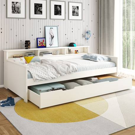 Tiroir de rangement pin massif  achille Blanc 5 - vertbaudet enfant 