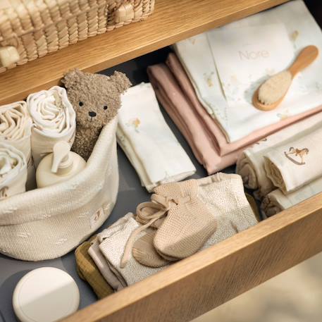 Panier de rangement cosy knit ivory (14 x 18 cm) Ecru 5 - vertbaudet enfant 