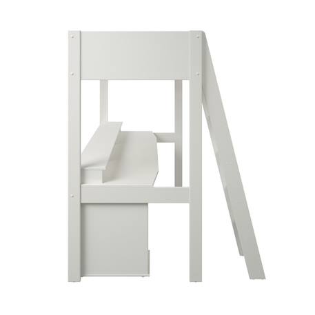 Lit mezzanine avec bureau pin massif  edouard Blanc 6 - vertbaudet enfant 
