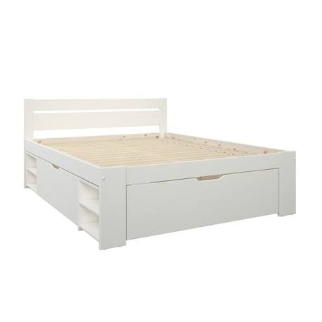 Lit multi-rangements pin massif  arthur Blanc 4 - vertbaudet enfant 