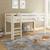 Lit mi-hauteur pin massif naturel  isidore Blanc+Bois 1 - vertbaudet enfant 