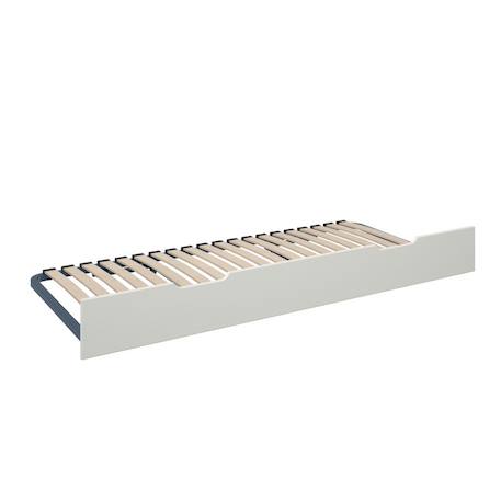 Lit superposé séparable avec lit gigogne pin massif  achille Blanc 5 - vertbaudet enfant 
