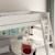 Lit mezzanine avec bureau et chauffeuse pin massif  colette Blanc 3 - vertbaudet enfant 