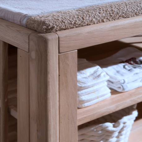 Table à langer en chêne massif  romane Bois naturel 3 - vertbaudet enfant 