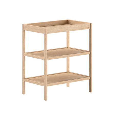 Table à langer en hêtre massif naturel  paola Blanc+Bois+Gris 5 - vertbaudet enfant 