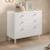 Commode 3 tiroirs en hêtre massif aubane Blanc 1 - vertbaudet enfant 