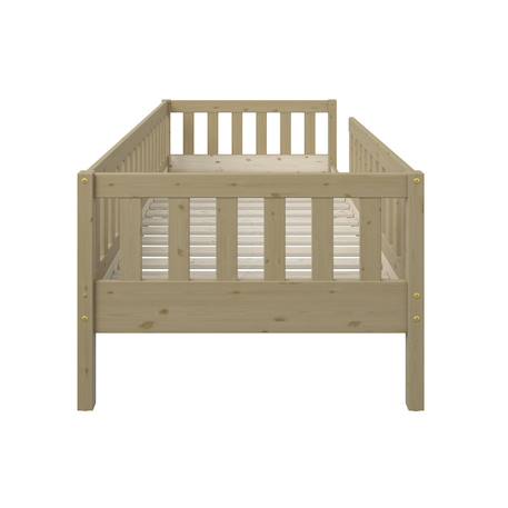 Lit banquette avec tiroirs pin massif  charlie Blanc+Bois 10 - vertbaudet enfant 