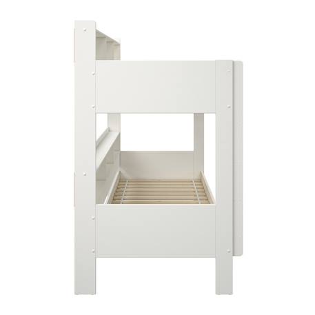 Lit superposé avec rangements pin massif  edouard Blanc+Bois 6 - vertbaudet enfant 