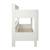 Lit superposé avec rangements pin massif  edouard Blanc+Bois 6 - vertbaudet enfant 