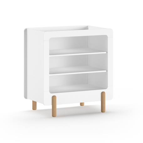 Table à langer pin massif et imitation bois hauteur  darius Blanc 2 - vertbaudet enfant 