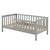 Petit lit enfant avec sommier en pin massif  suzon Blanc+Gris 10 - vertbaudet enfant 
