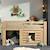 Lit cabane mi-hauteur en pin massif naturel  hary Bois naturel 2 - vertbaudet enfant 