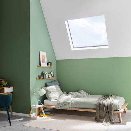 Lit plateforme en hêtre naturel  yumi Bois naturel 4 - vertbaudet enfant 