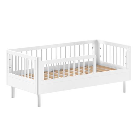 Lit enfant en hêtre massif aubane Blanc 2 - vertbaudet enfant 