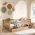 Lit banquette en chêne massif  romane Bois naturel 6 - vertbaudet enfant 