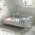 Petit lit enfant avec sommier en pin massif  suzon Blanc+Gris 7 - vertbaudet enfant 