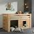 Lit cabane mi-hauteur en pin massif naturel  hary Bois naturel 1 - vertbaudet enfant 