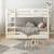 Lit superposé en pin massif  isidore Blanc+Bois 2 - vertbaudet enfant 