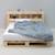 Lit palette avec tête de lit pin massif  siméon Blanc+Bois 8 - vertbaudet enfant 