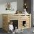 Lit cabane mi-hauteur en pin massif naturel  hary Bois naturel 3 - vertbaudet enfant 