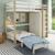 Lit mezzanine avec armoire et fauteuil convertible arthur Blanc+Blanc-bois 9 - vertbaudet enfant 