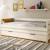Lit sofa avec lits gigognes pin massif  ninon Blanc 2 - vertbaudet enfant 